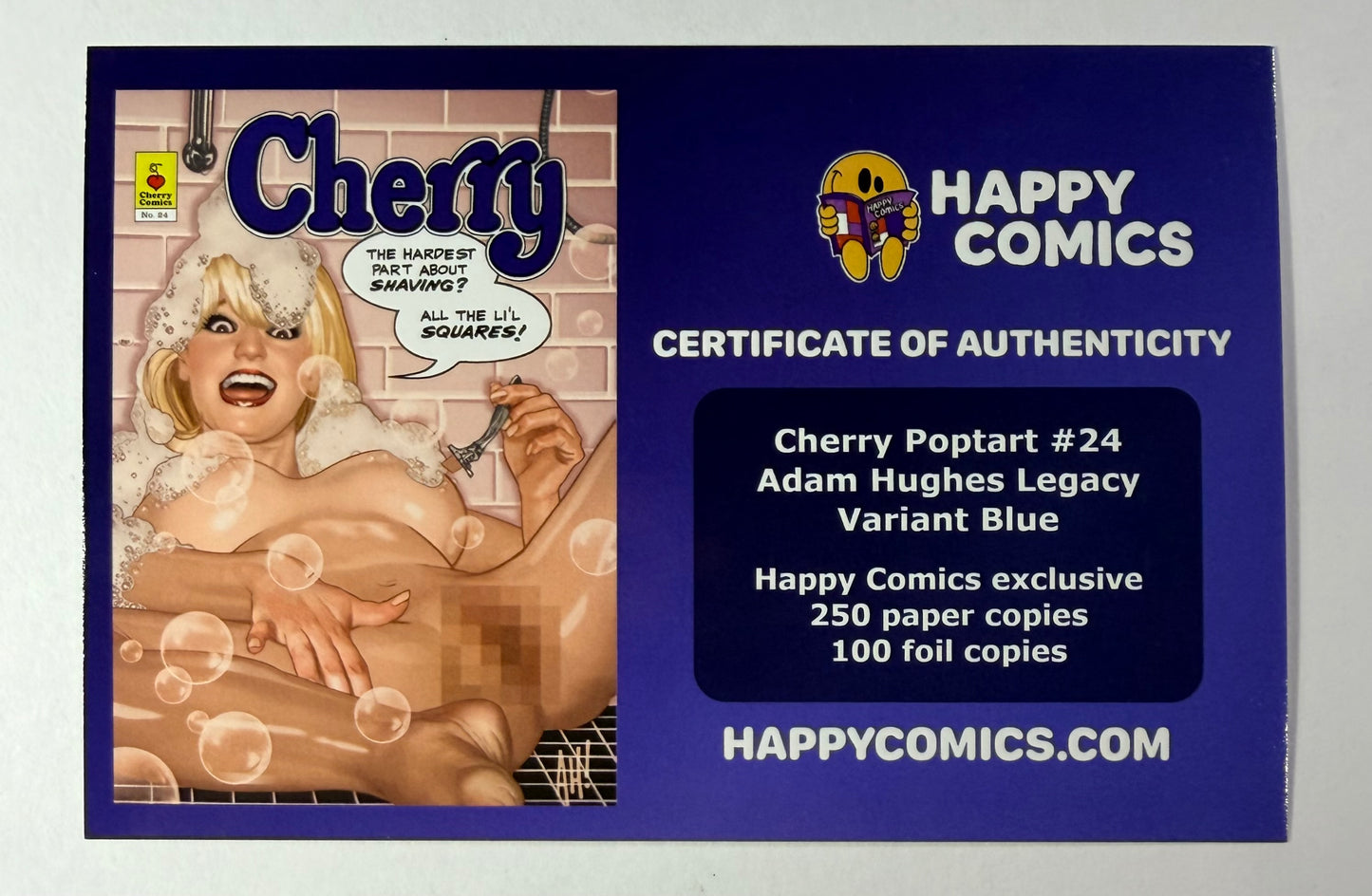 Cherry #24 ADAM HUGHES Legacy Variant (Blue Foil)