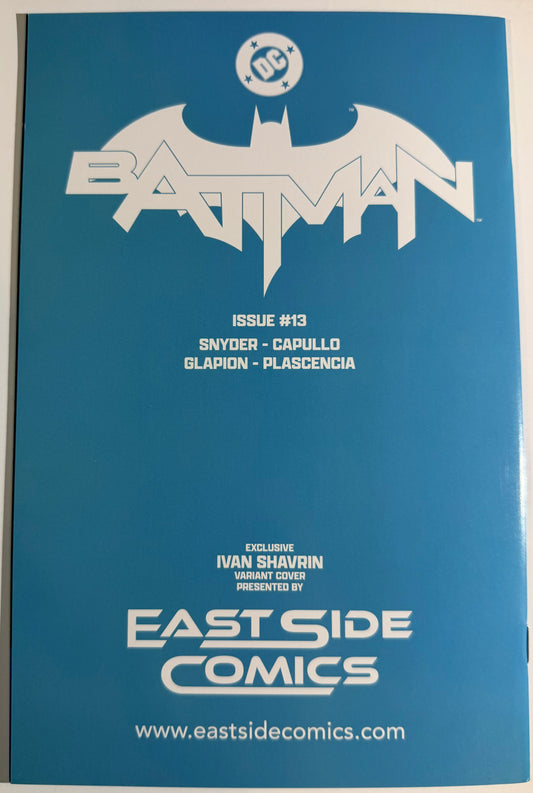 Batman #13 Ivan Shavrin Eastside Comics Exclusive Variant