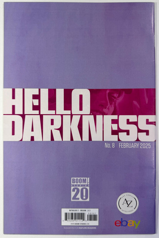 Hello Darkness #8 VIRGIN Variant SIGNED by Jenny Frison