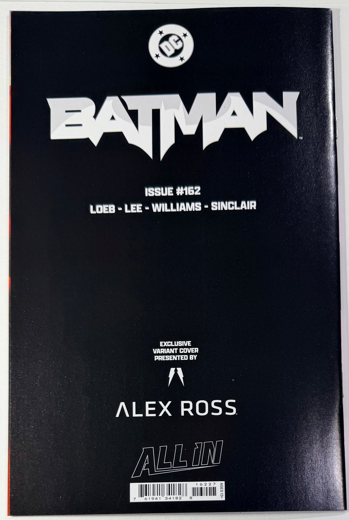 Batman #162 Alex Ross Exclusive Variant