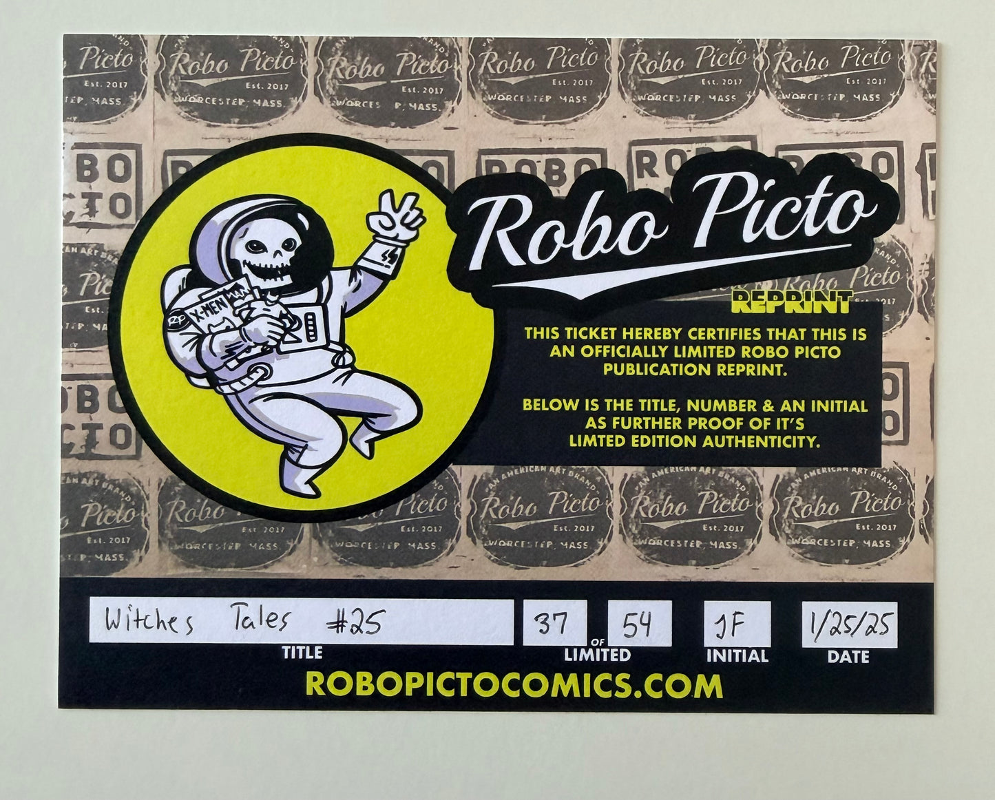 Witches Tales #25 Robo-Picto NEON Variant