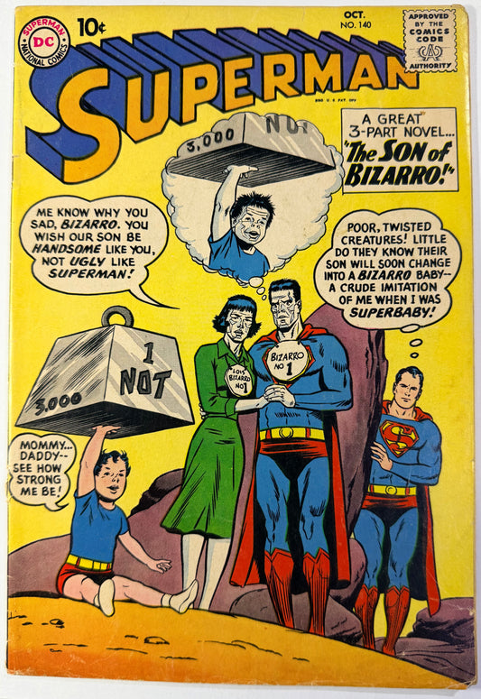 Superman #140 1st Appearance of Bizarro Supergirl