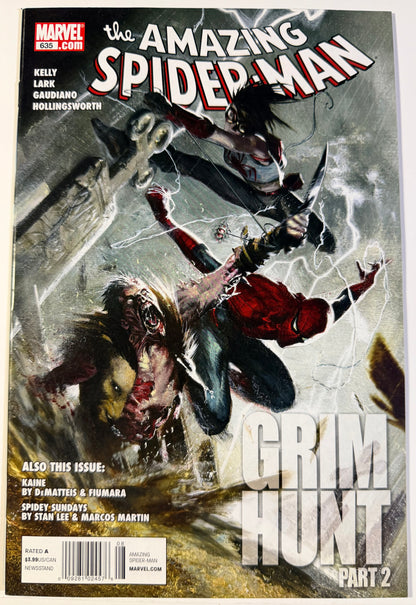 Amazing Spider-Man #635 Super Hard-To-Find NEWSSTAND Edition