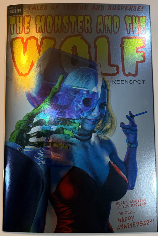 Mark Spears Monsters: The Monster and The Wolf #1 Chamber of Chills #19 HOMAGE FOIL Variant