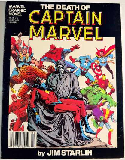 The Death of Captain Marvel (1982) Marvel Graphic Novel