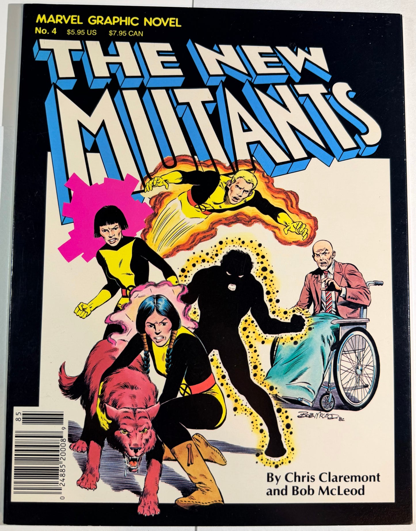 Marvel Graphic Novel #4 1st Appearance & ORIGIN of the New Mutants (1982)