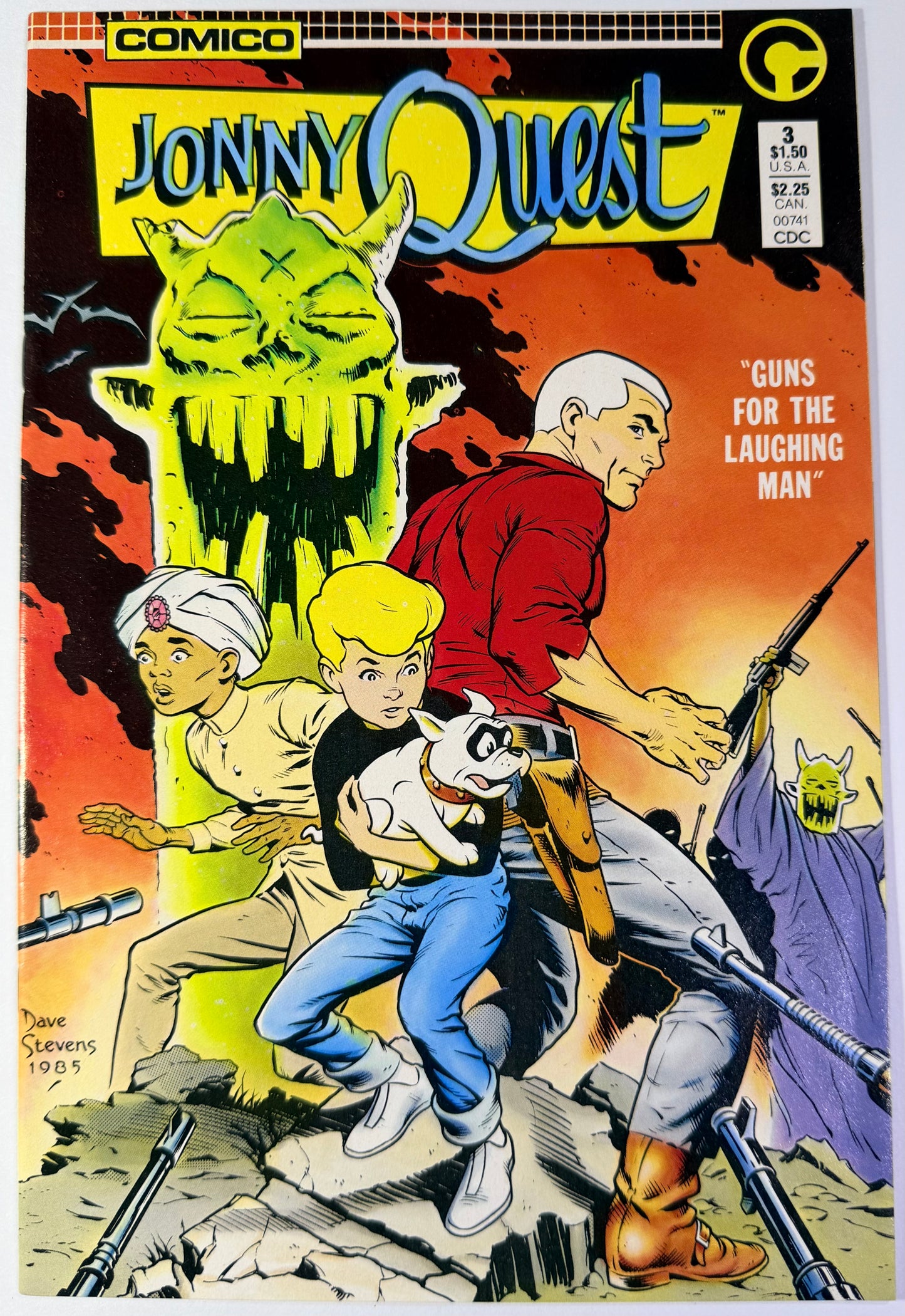 Jonny Quest #3 DAVE STEVENS Cover