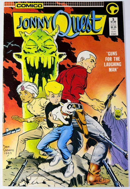 Jonny Quest #3 DAVE STEVENS Cover