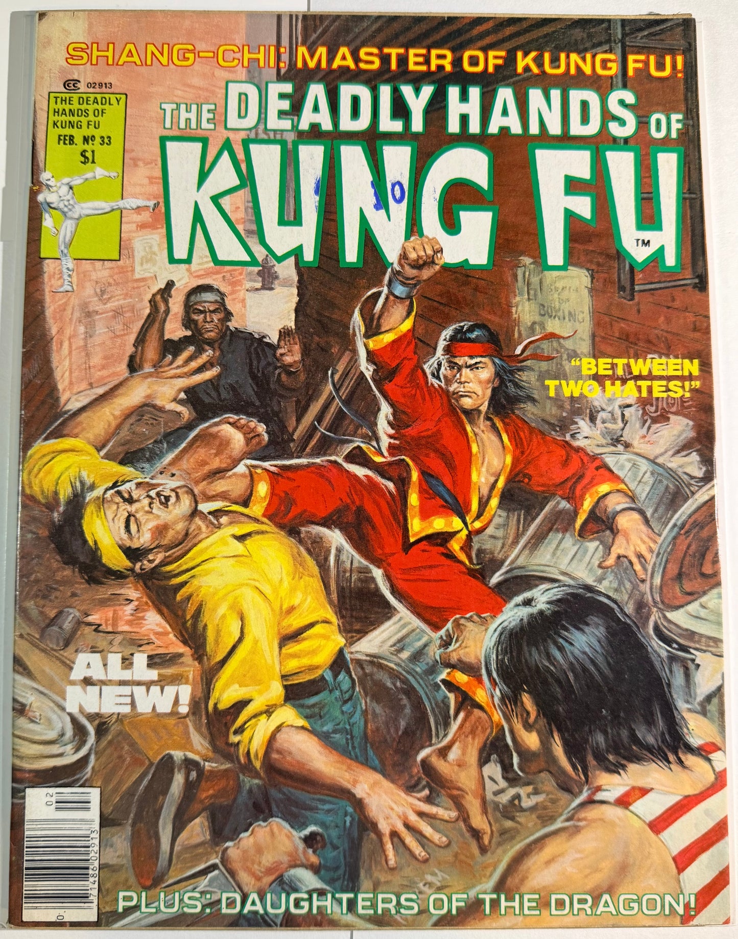 Deadly Hands of Kung-Fu Magazine #33 Controversial LAST ISSUE (1977)