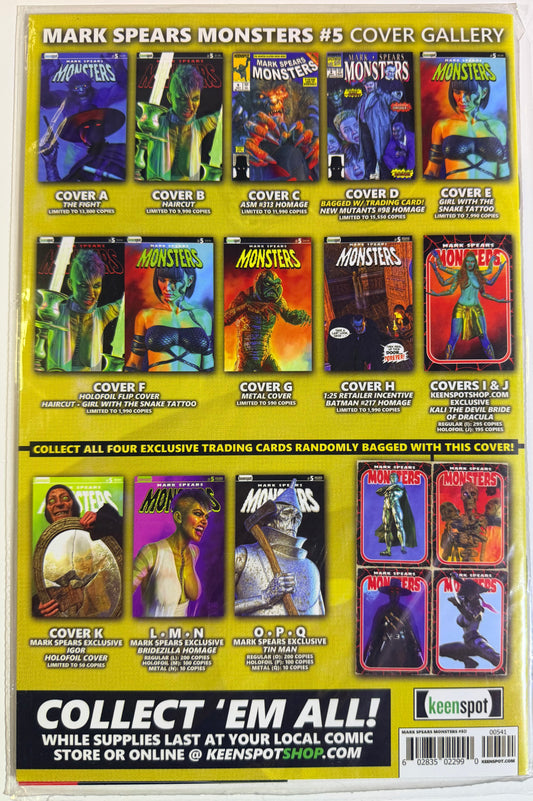 Mark Spears Monsters #5 (New Mutants #98 HOMAGE Variant)