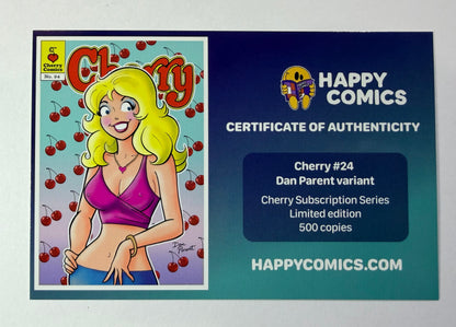 Cherry #24 Dan Parent Happy Comics Subscription VARIANT