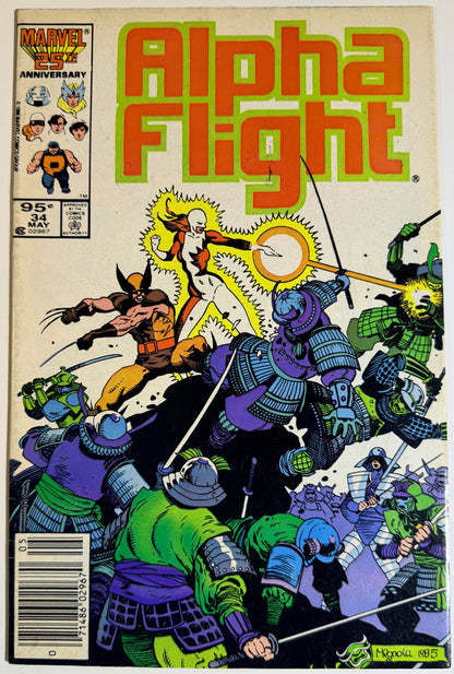 Alpha Flight #34  Canadian Price Variant