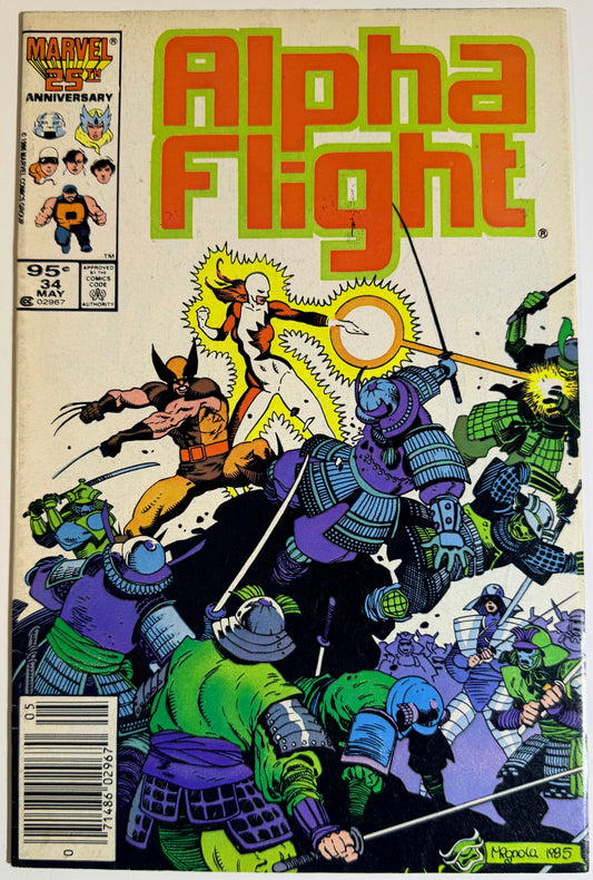 Alpha Flight #34  Canadian Price Variant
