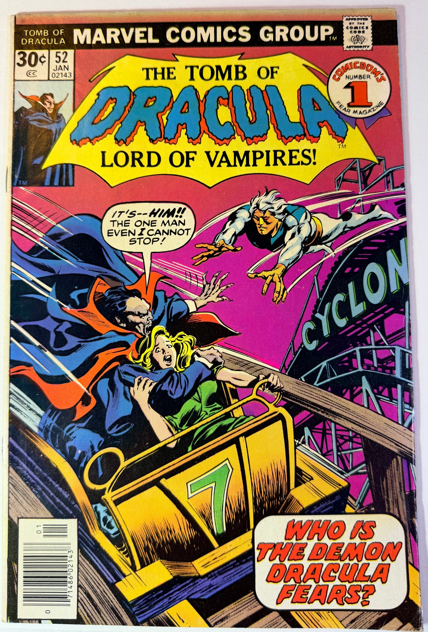 Tomb of Dracula #52 Blade, Hannibal King, & Dracula Team‑Up