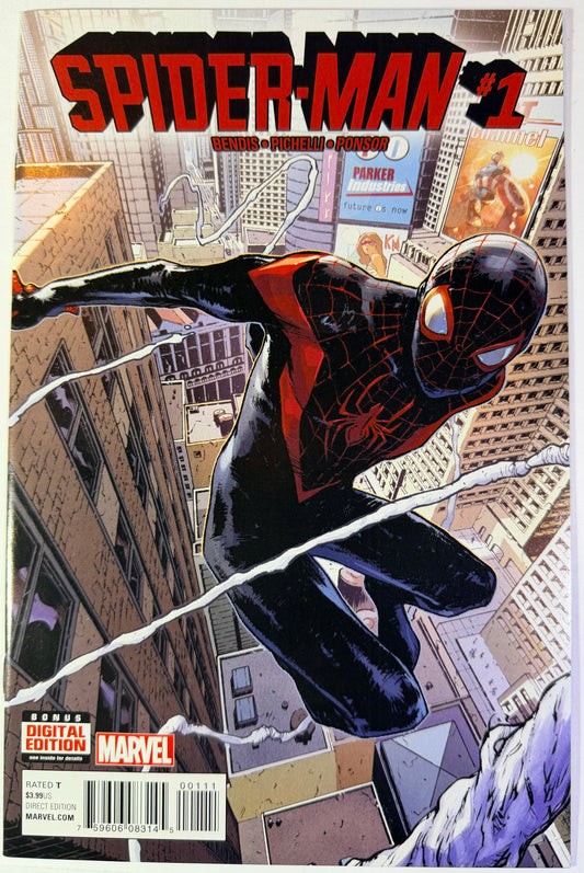 Spider-Man #1 (2016) Third Ongoing Solo Title Featuring Miles Morales as Spider-Man