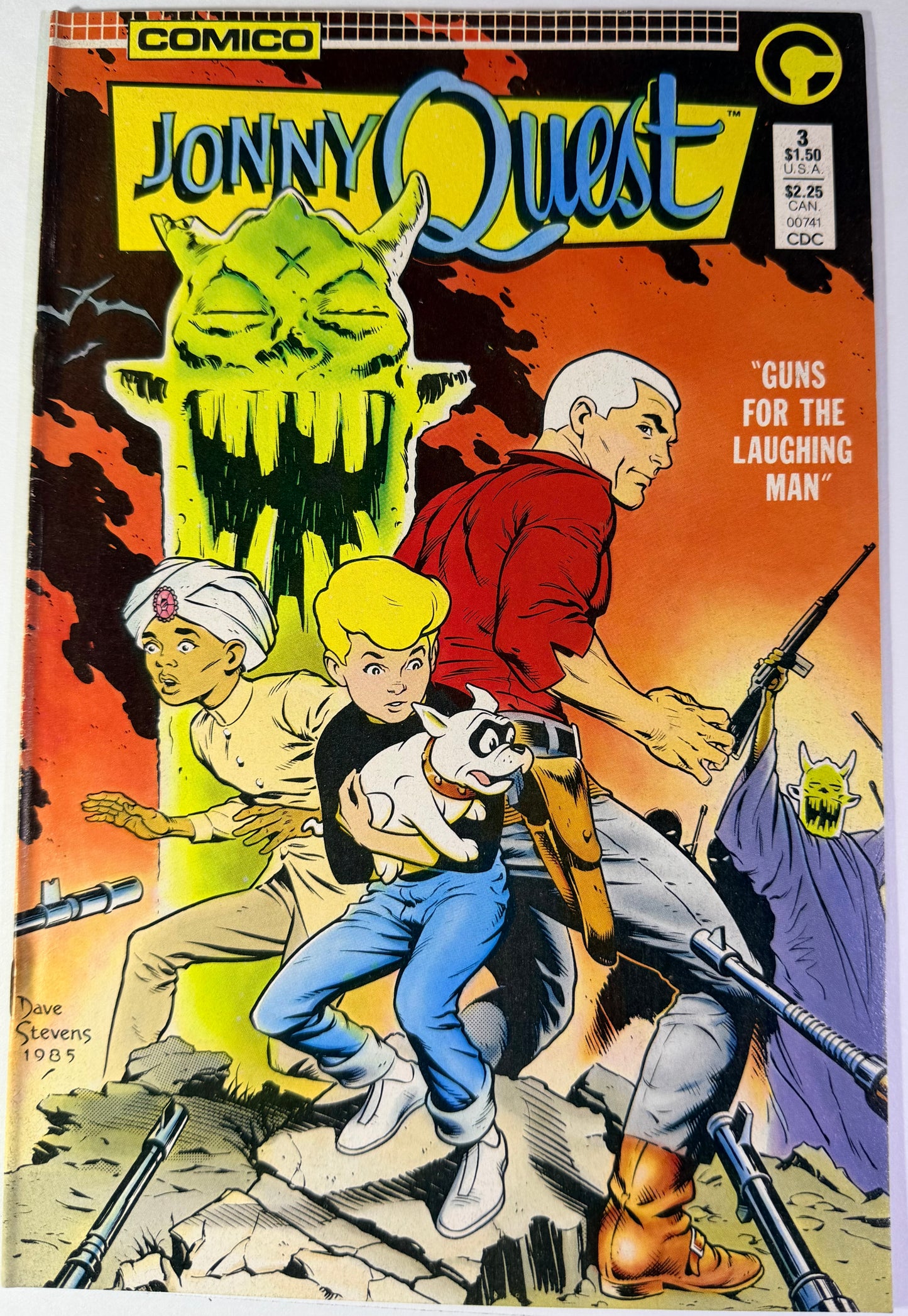 Jonny Quest #3 Dave Stevens Cover!