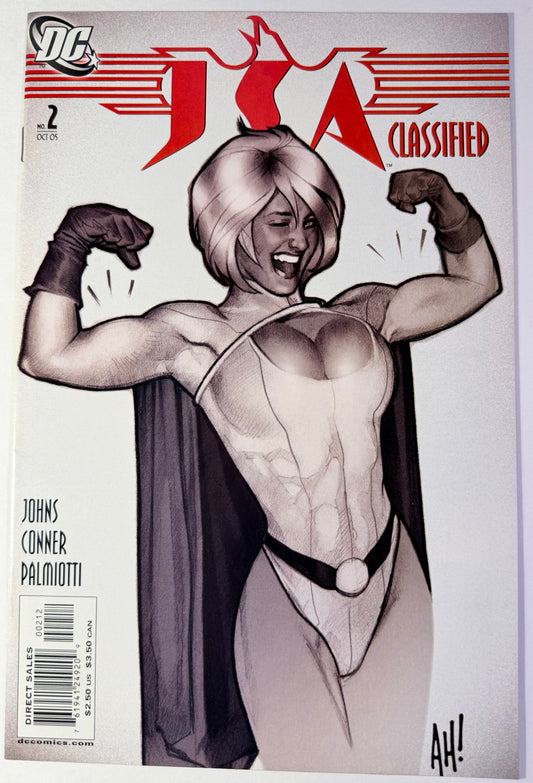 JSA Classified #2 ADAM HUGHES Cover 2nd Printing