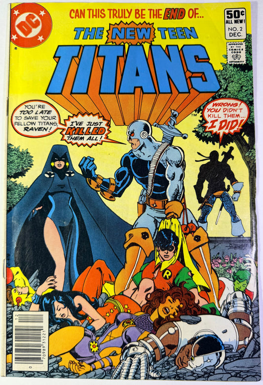 New Teen Titans #2 1st Appearance of Deathstroke the Terminator