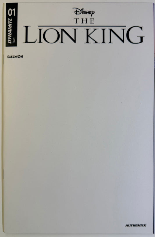 The Lion King #1 (2025) Blank Variant