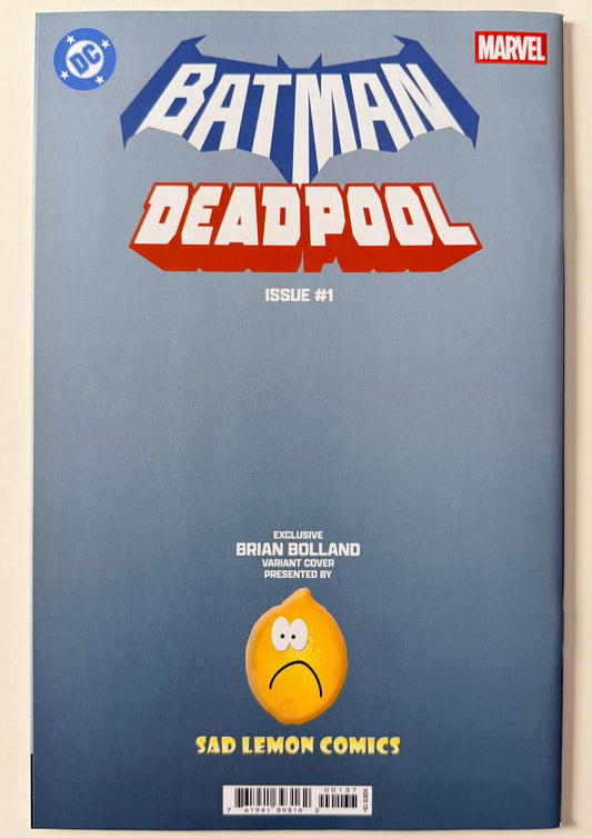 The Batman/Deadpool #1 (Sad Lemon/KRS Comics Variant)