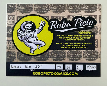 Witches Tales #25 Robo-Picto NEON Variant